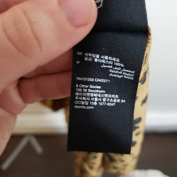 & Other Stories Leopard Print Dress - Picture 6 of 10